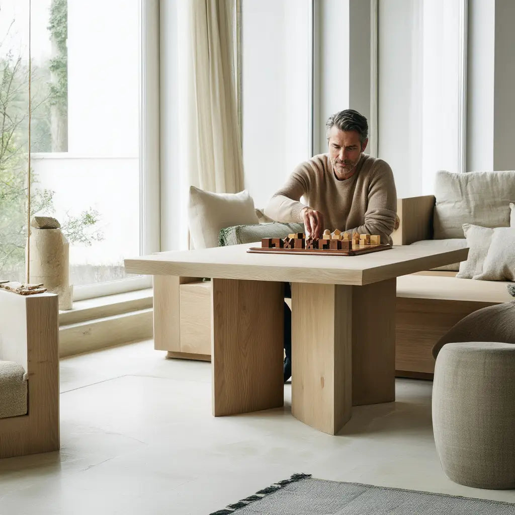 Échiquier Chic | Jeu d'Échecs en Bois avec Finition Mate | Élégance et Raffinement pour Passionnés 6