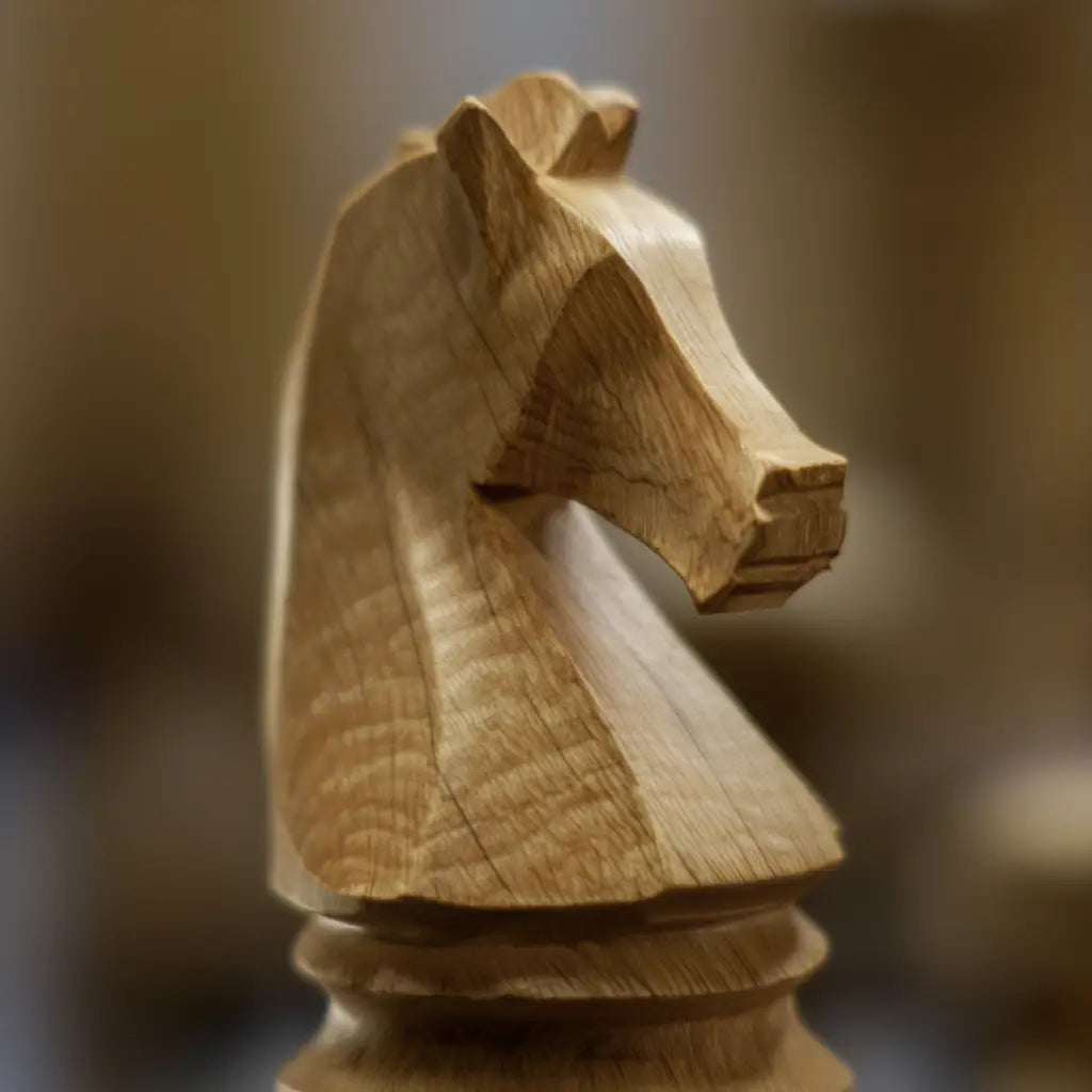 Ensemble d'Échecs en Bois Wengé et Sycomore avec Pièces en Buis – Jeu d'Échec Traditionnel 4