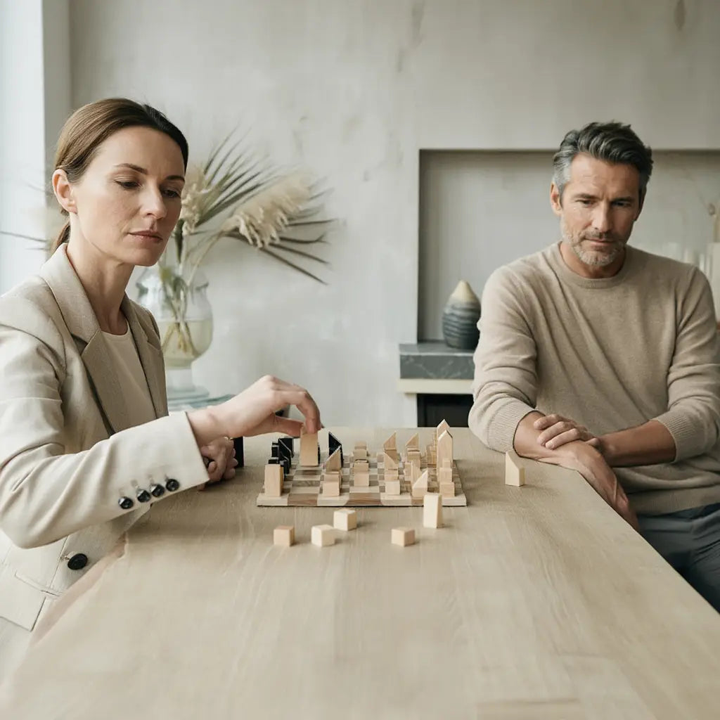 Jeu d'Échecs en Bois | Échiquier avec Pièces Sculptées et Finition Mate | Élégant pour Passionnés 2