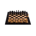 Echiquier en Bois Royal | Jeu d'Échecs Sculpté à la Main avec Finition Mate | Élégance Artisanale pour Passionnés 1