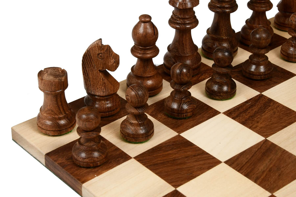 Jeu d'Échecs en Bois | Échiquier Enroulable Pratique | Idéal pour Jouer Partout