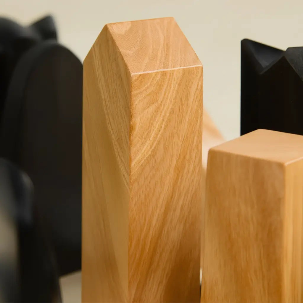 Jeu d'Échecs en Bois | Échiquier avec Pièces Sculptées et Finition Mate | Élégant pour Passionnés 3