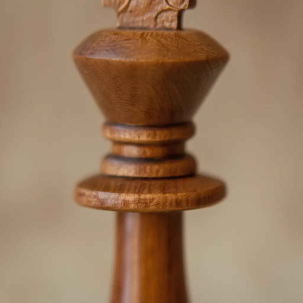 Ensemble d'Échecs en Bois Wengé et Sycomore avec Pièces en Buis – Jeu d'Échec Traditionnel 5