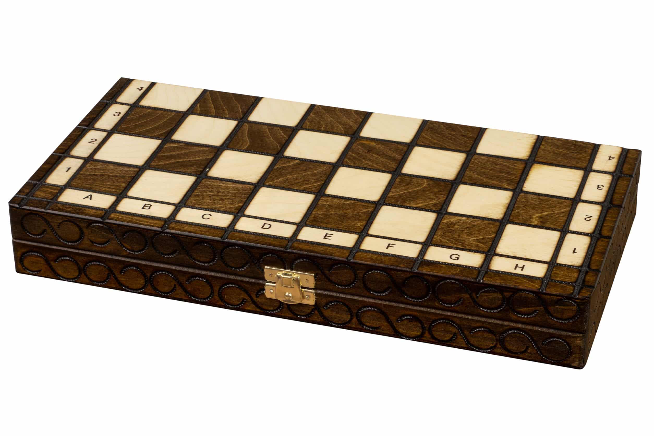 Échiquier en Bois | Échiquier Pliable en Sycomore et Charme | Élégance et Praticité pour Joueurs