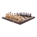 Jeu d'Échecs en Bois de Hêtre et Bouleau avec Échiquier Pliable | Élégance et Praticité pour Passionnés 1