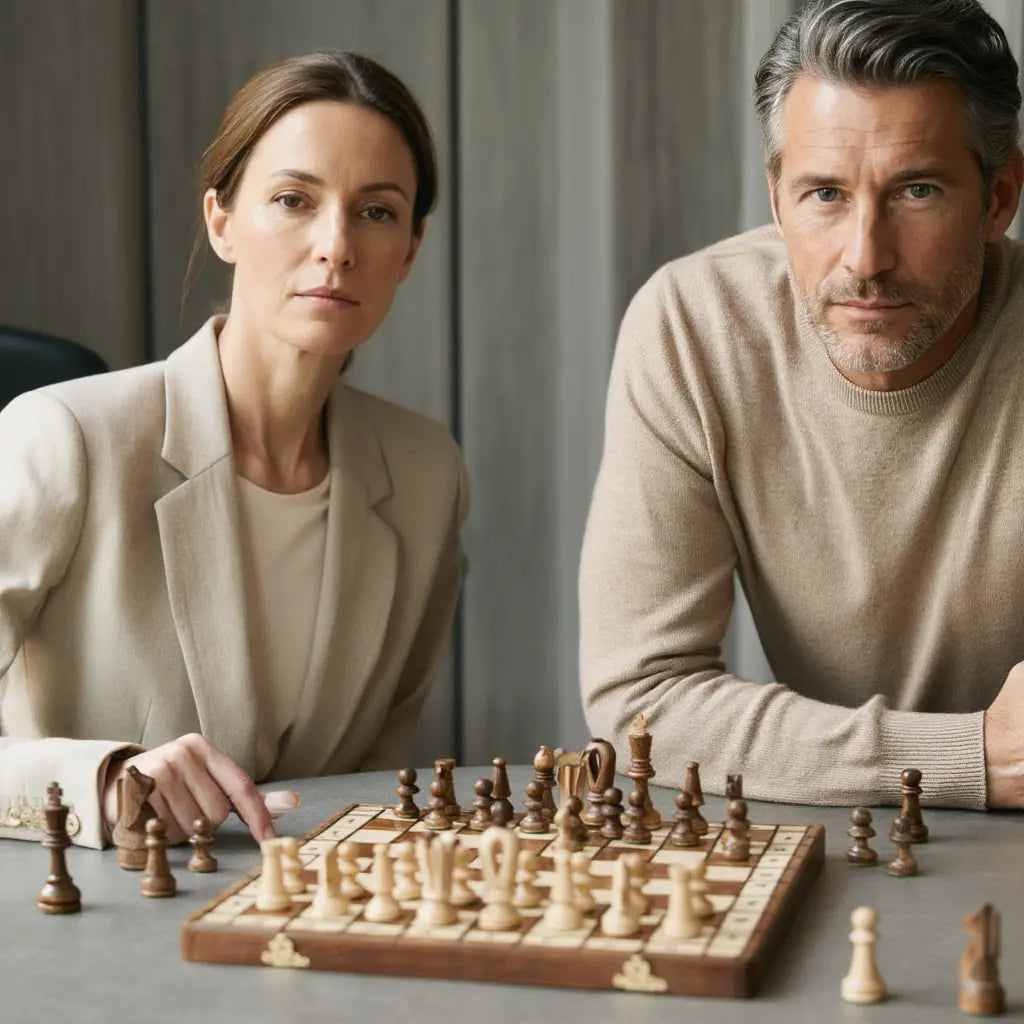 Échiquier en Bois de Charme | Jeu d'Échecs Élégant avec Finition Mate | Parfait pour Passionnés 5