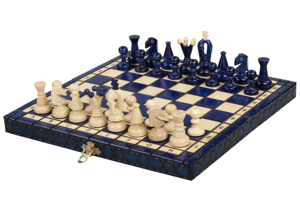 Jeu d'Échecs en Bois Minimaliste avec Pièces Lestées | Élégance et Design pour Parties Stratégiques