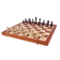 Prestige Staunton | Échiquier Pliant en Acajou avec Compartiment Intégré | Élégance et Praticité pour Passionnés 1