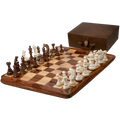 Coffret de Jeu d'Echecs en Marbre avec Pieces Peintes à la Main | Echiquier Élégant pour Parties Mémorables 1