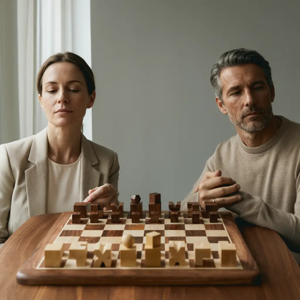 Échiquier Chic | Jeu d'Échecs en Bois avec Finition Mate | Élégance et Raffinement pour Passionnés 5