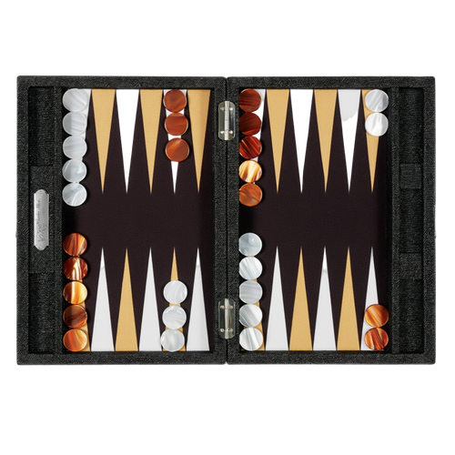Ensemble de Backgammon en Bois Naturel avec Design Élégant | Rangement Pratique pour Jeux Sophistiqués 1