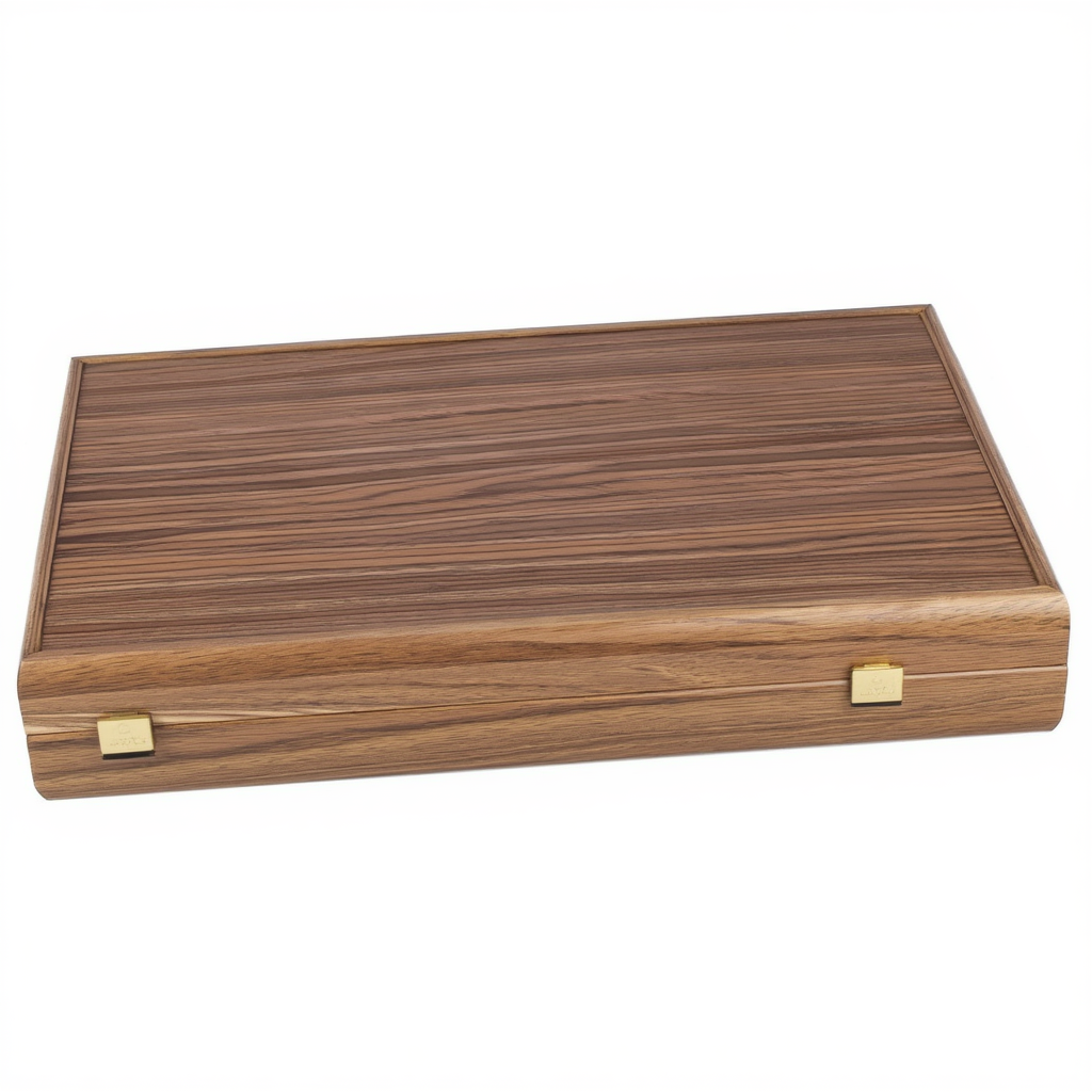 Jeu de Société | Backgammon en Noyer avec Pions Nacrés | Élégant et Artisanale pour Parties Prestige 5