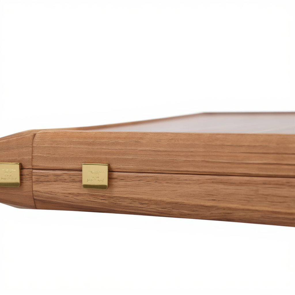 Jeu de Société | Backgammon en Noyer avec Pions Nacrés | Élégant et Artisanale pour Parties Prestige 6