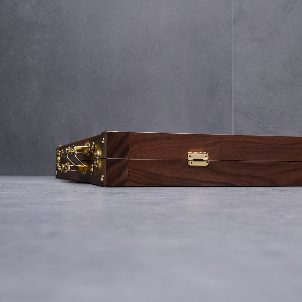 Échiquier en Bois de Charme | Jeu d'Échecs Élégant avec Finition Mate