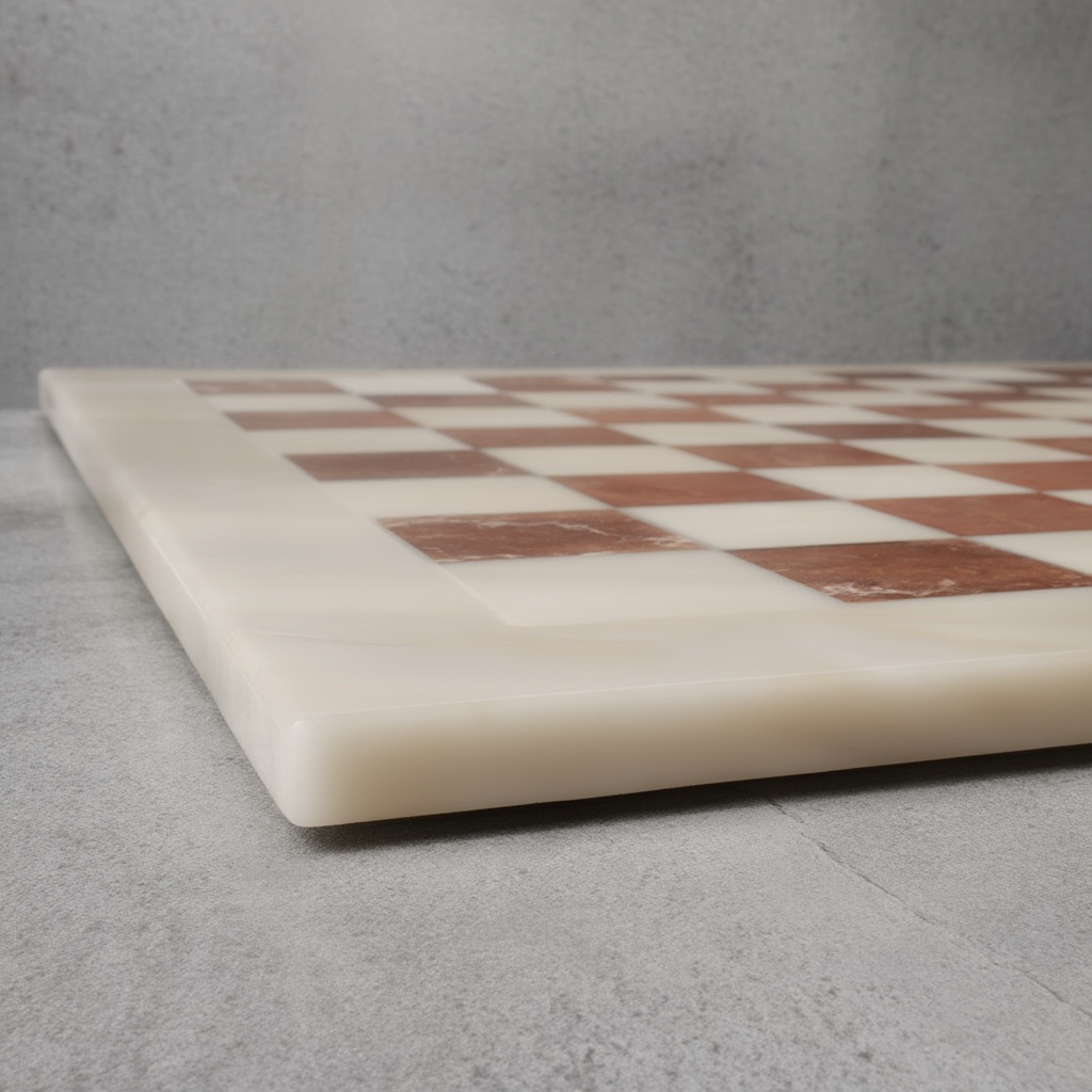 Echiquier en Bois de Frêne | Jeu d'Échecs avec Pièces Sculptées |Expérience de Jeu Unique