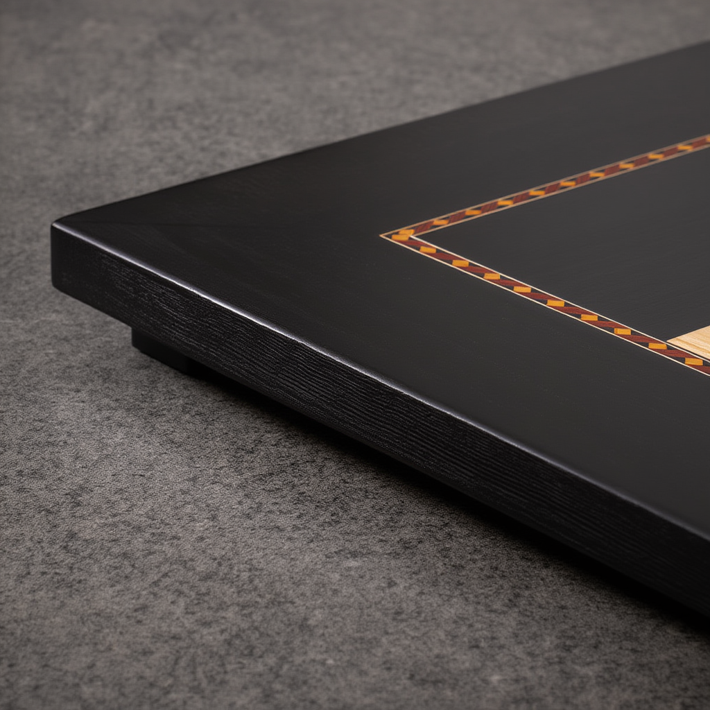 Echiquier en Bois Royal | Jeu d'Échecs Sculpté avec Finition Mate | Élégance pour Passionnés